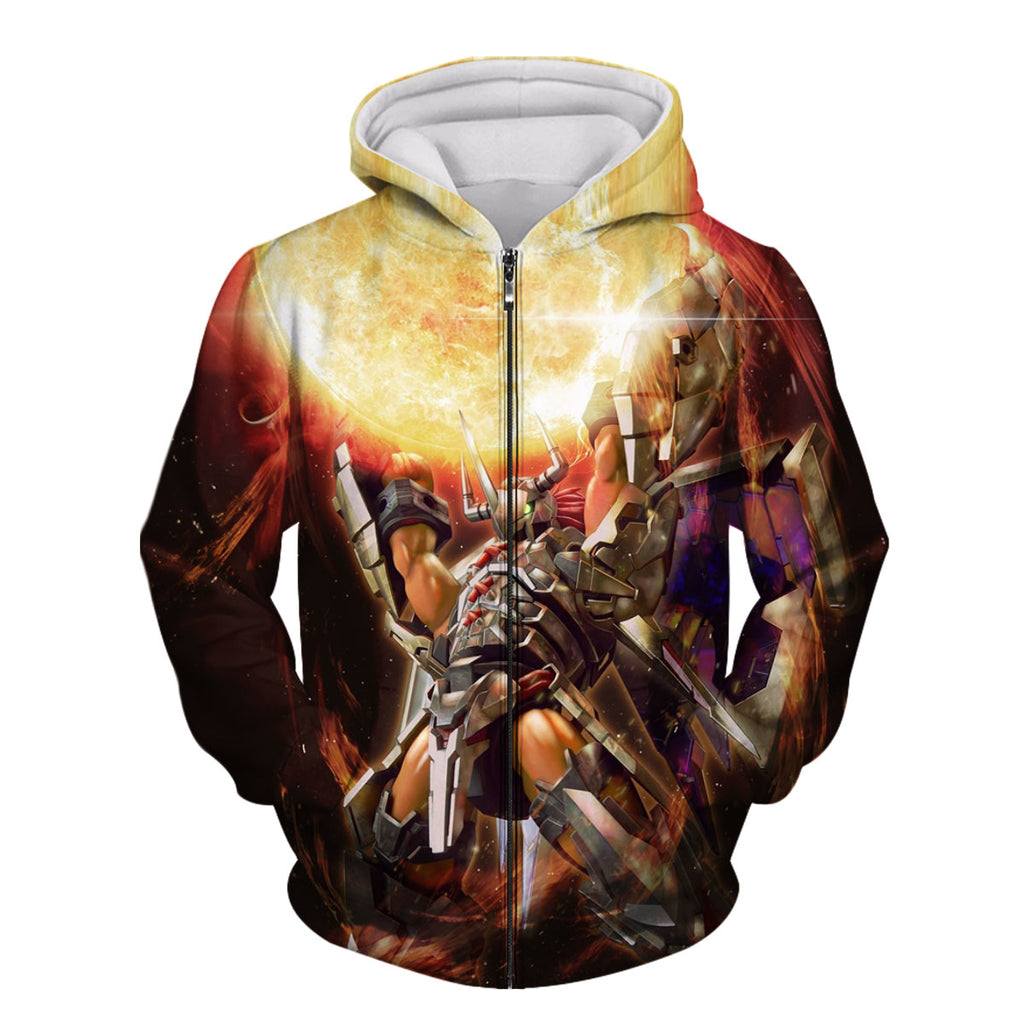 Digimon Adventure Wargreymon Unleashing Massive Fireball Attack Anime Apparel