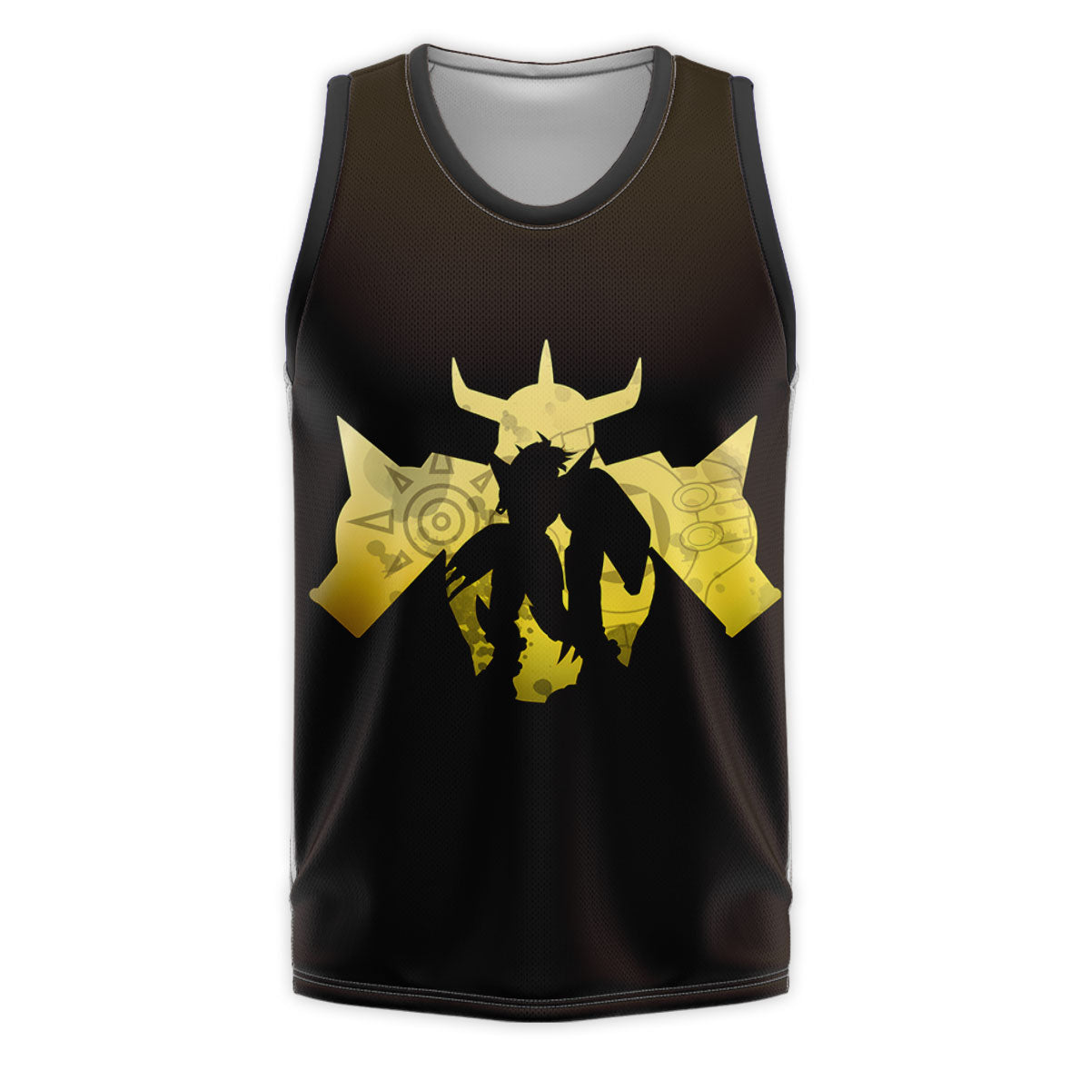 Digimon Adventure Wargreymon Yellow Silhouette Anime Apparel