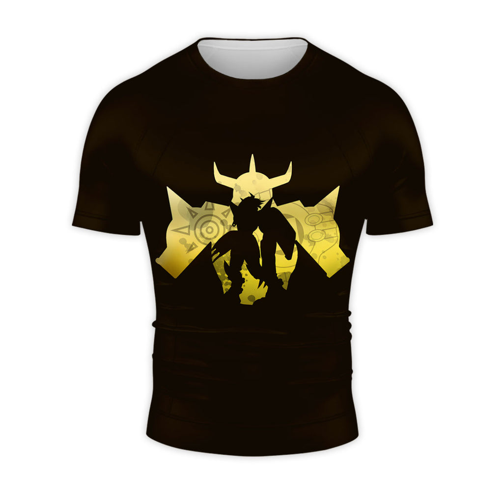 Digimon Adventure Wargreymon Yellow Silhouette Anime Apparel