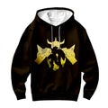 Digimon Adventure Wargreymon Yellow Silhouette Anime Apparel
