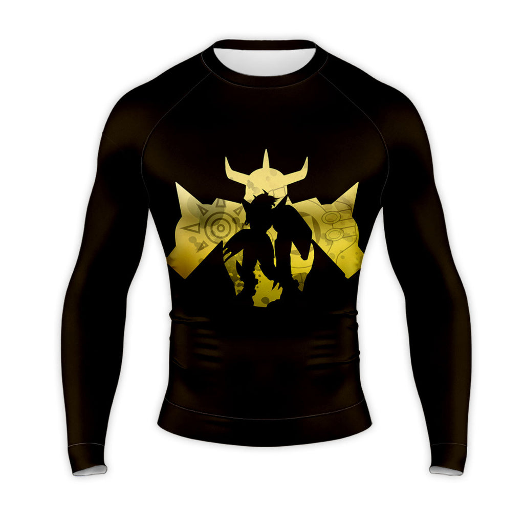 Digimon Adventure Wargreymon Yellow Silhouette Anime Apparel
