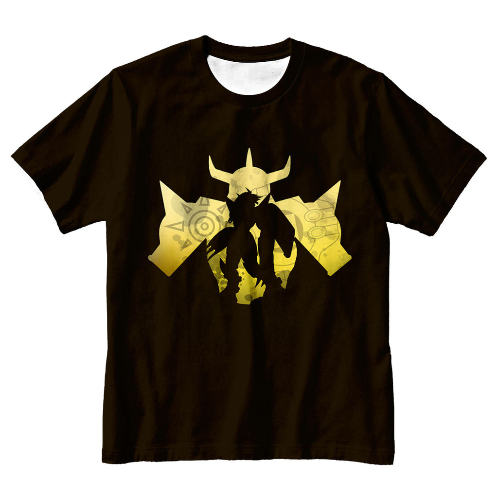 Digimon Adventure Wargreymon Yellow Silhouette Anime Apparel