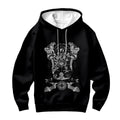 Digimon Adventure Weregarurumon Monochrome Tribal Totem Design Anime Apparel