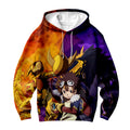 Digimon Fladramon Battling Megalogrowmon In Fierce Combat Anime Apparel