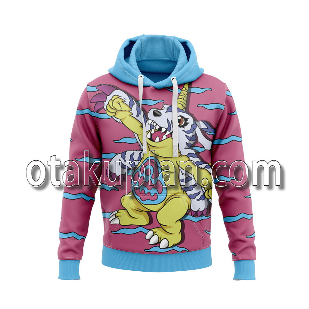 Digimon Gabumon Pattern Hoodie