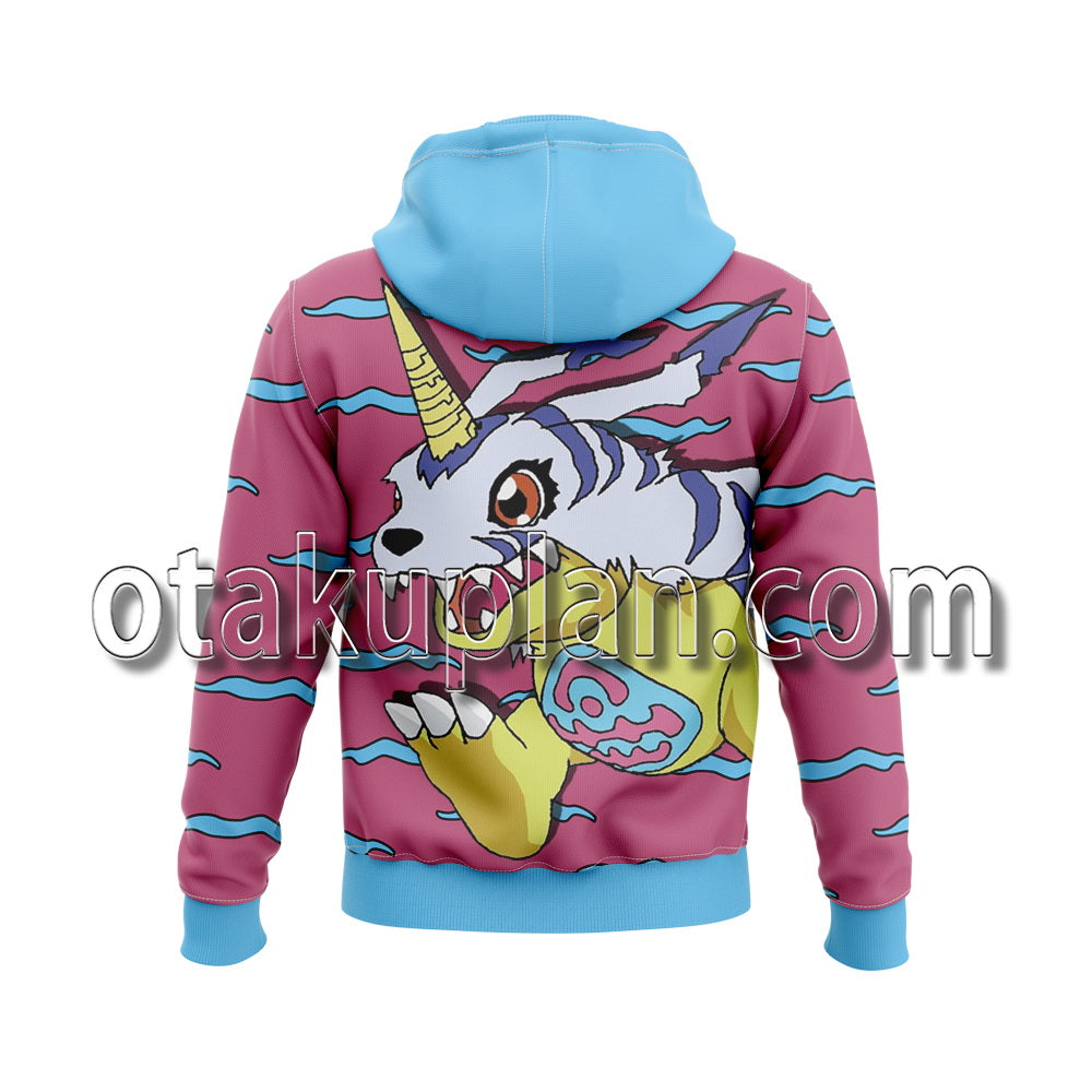 Digimon Gabumon Pattern Hoodie