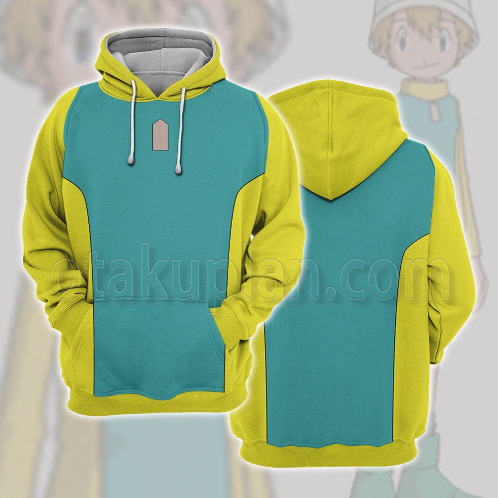 Digimon Takaishi Takeru Middle School Casual Clothes Cosplay Hoodie