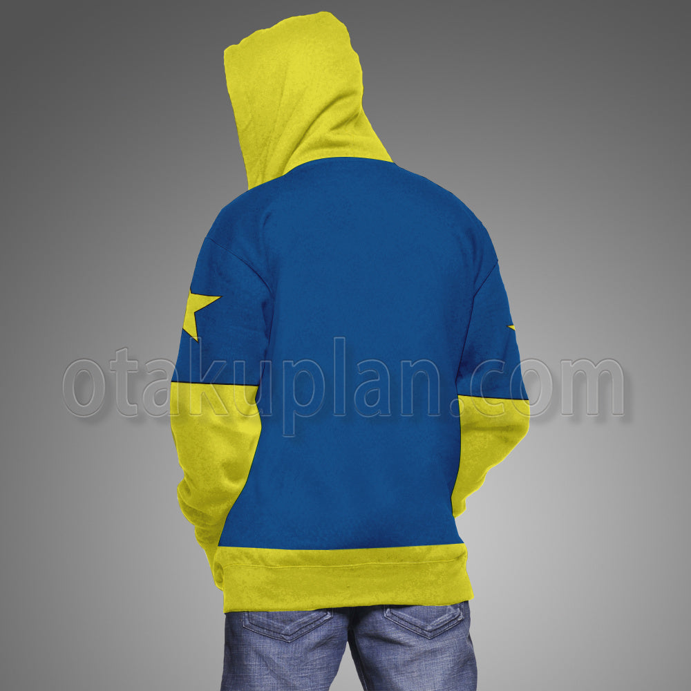 Digimon Yagami Taichi Blue Star Casual Clothes Cosplay Hoodie