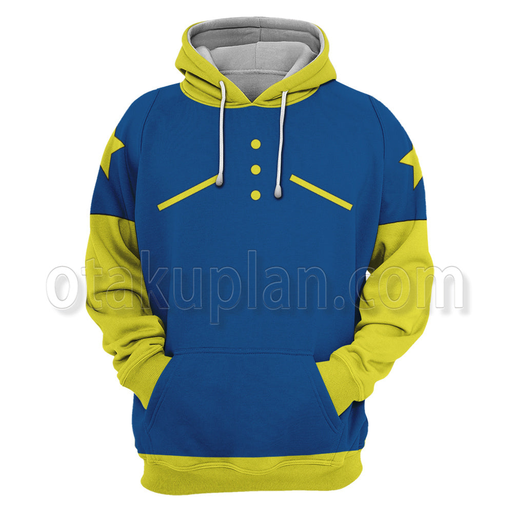 Digimon Yagami Taichi Blue Star Casual Clothes Cosplay Hoodie