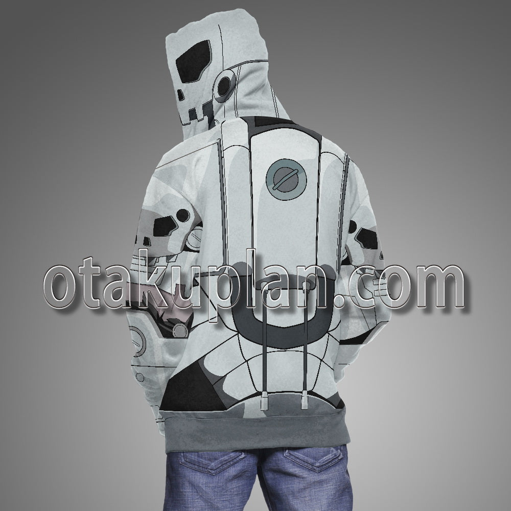 Digital Monster Andromon Cosplay Hoodie