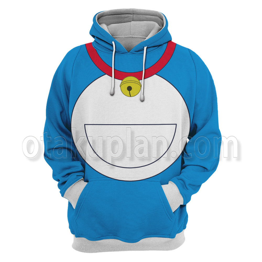 Doraemon Classic Blue Look Cosplay Hoodie