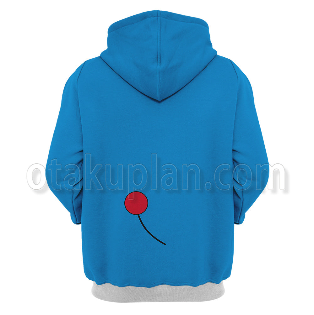 Doraemon Classic Blue Look Cosplay Hoodie