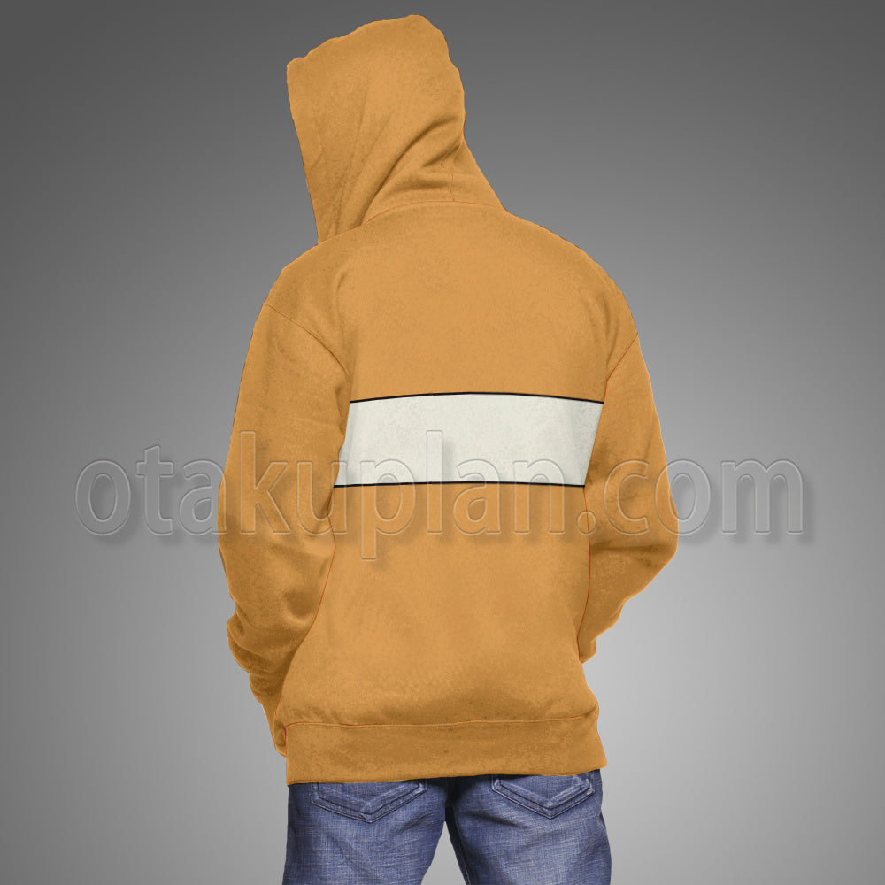 Doraemon Giant Classic Horizontal Striped Look Cosplay Hoodie