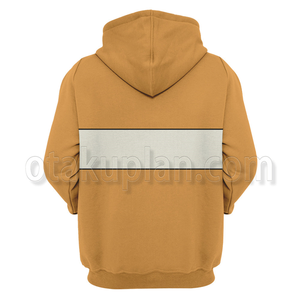Doraemon Giant Classic Horizontal Striped Look Cosplay Hoodie