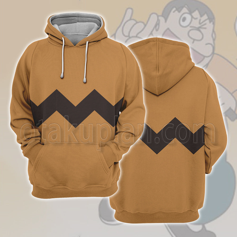 Doraemon Giant Classic Wavy Look Cosplay Hoodie
