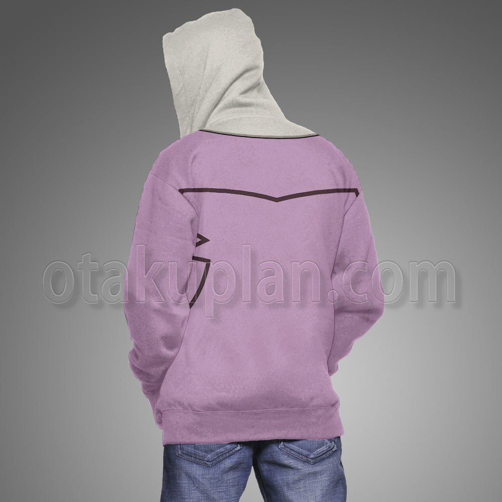 Dr Stone New World Asagiri Gen Purple Cosplay Hoodie
