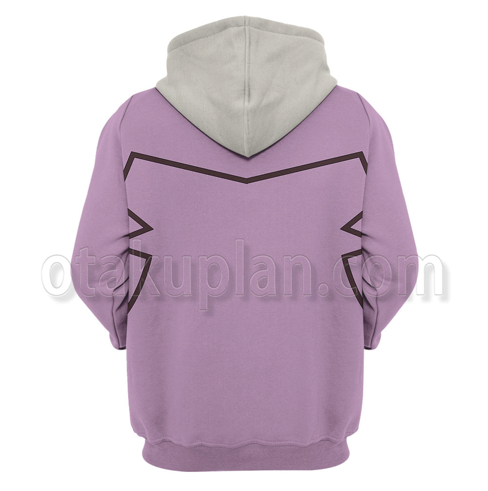 Dr Stone New World Asagiri Gen Purple Cosplay Hoodie