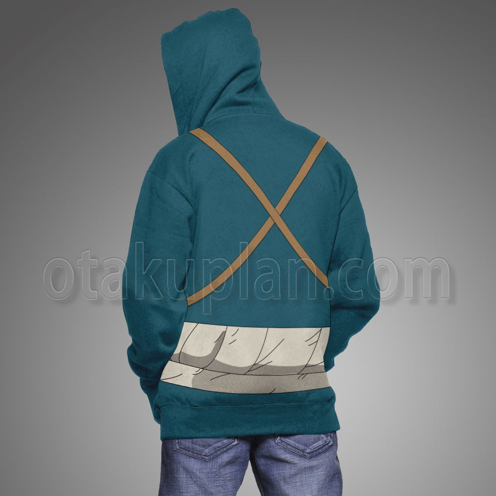 Dr Stone New World Chrome Uniform Cosplay Hoodie