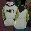 Dragon Ball Android 17 Green Cosplay Hoodie