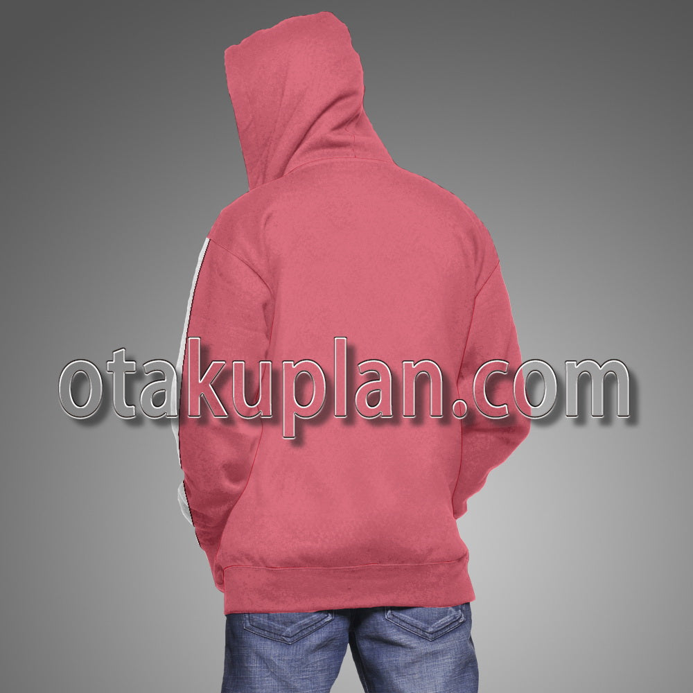 Dragon Ball Android 18 Pink Sportswear Cosplay Hoodie