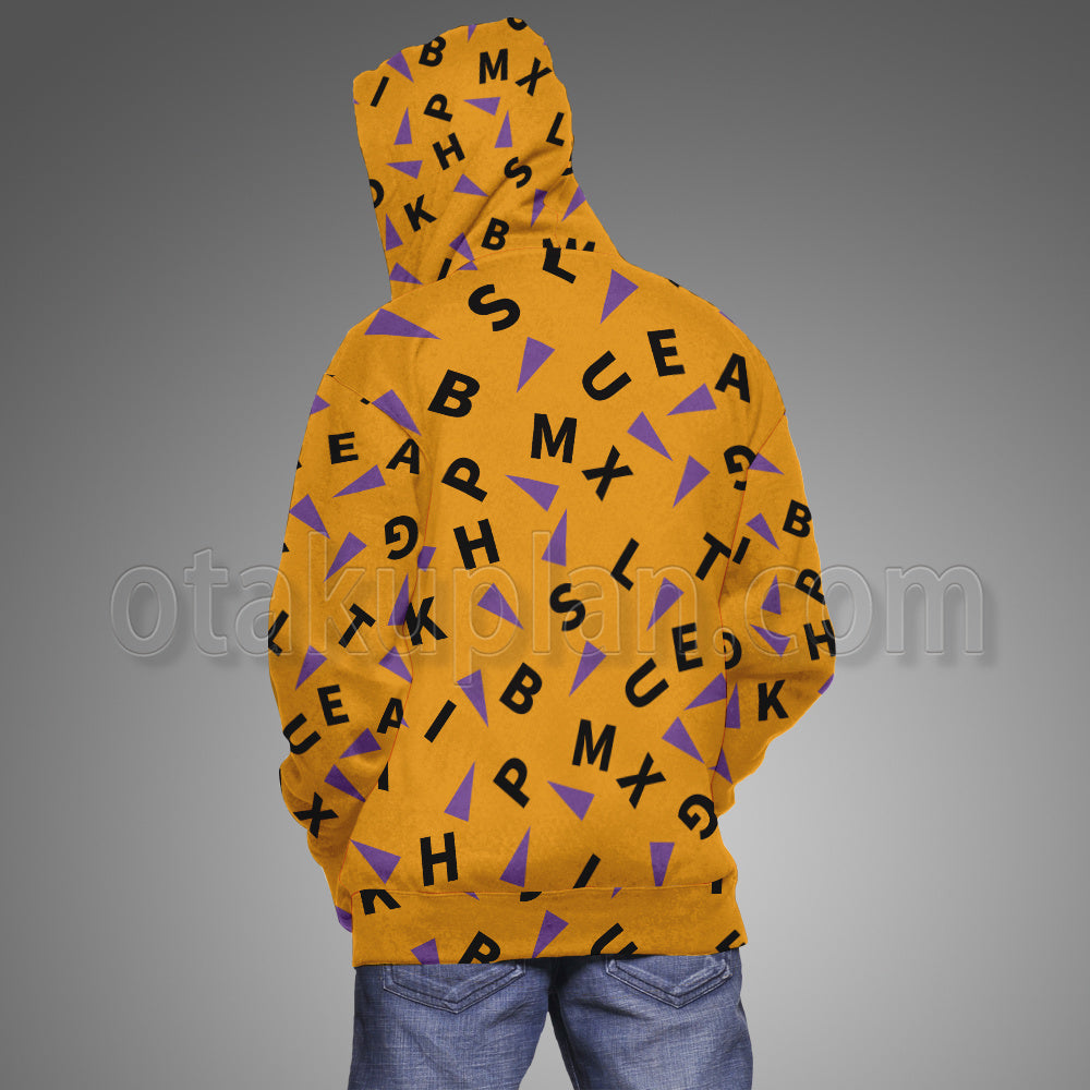 Dragon Ball Master Roshi Orange Hawaiian Costume Cosplay Hoodie