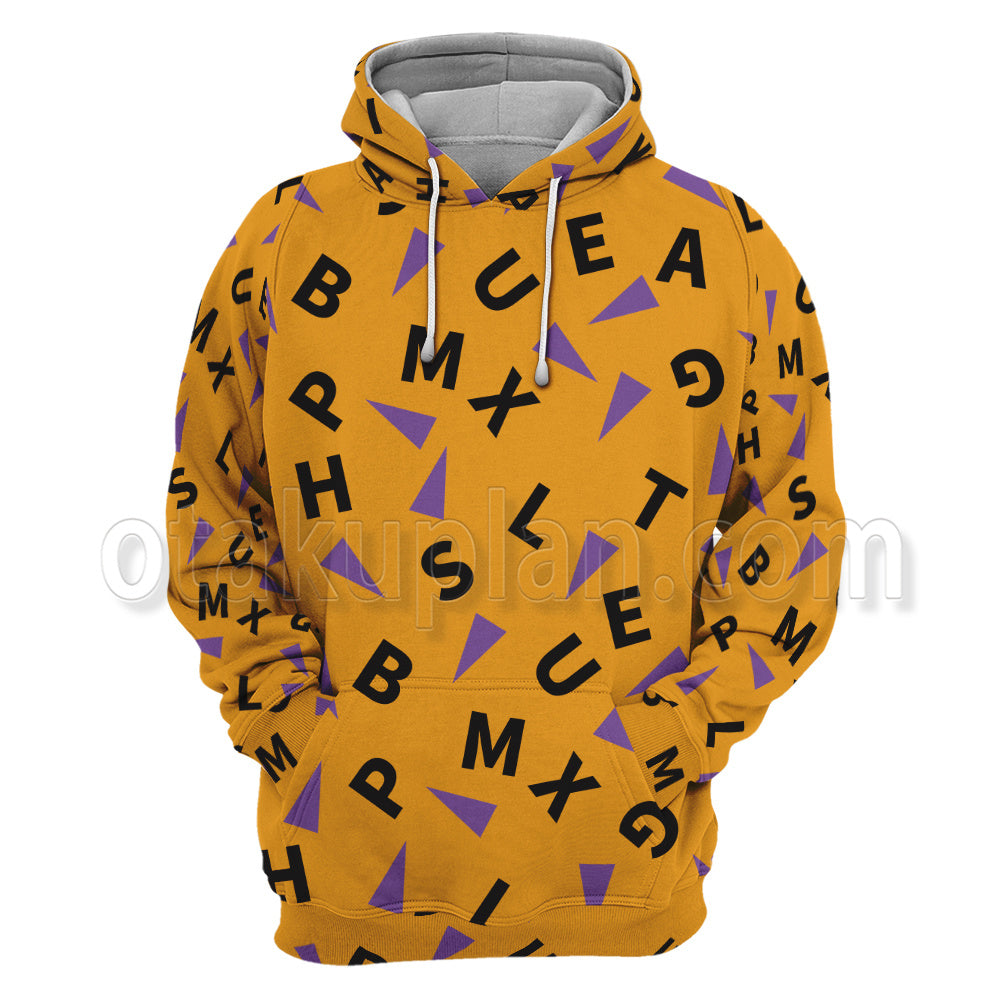 Dragon Ball Master Roshi Orange Hawaiian Costume Cosplay Hoodie