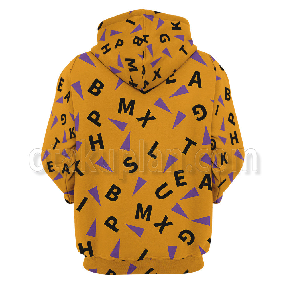 Dragon Ball Master Roshi Orange Hawaiian Costume Cosplay Hoodie