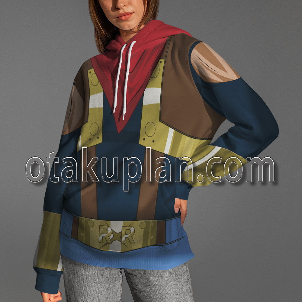 Dragon Ball Super Android 17 Cosplay Hoodie