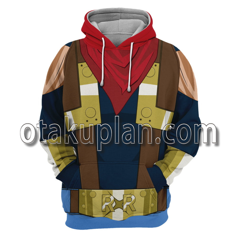 Dragon Ball Super Android 17 Cosplay Hoodie