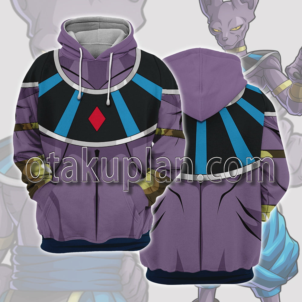Dragon Dall Beerus Exterior Cosplay Hoodie