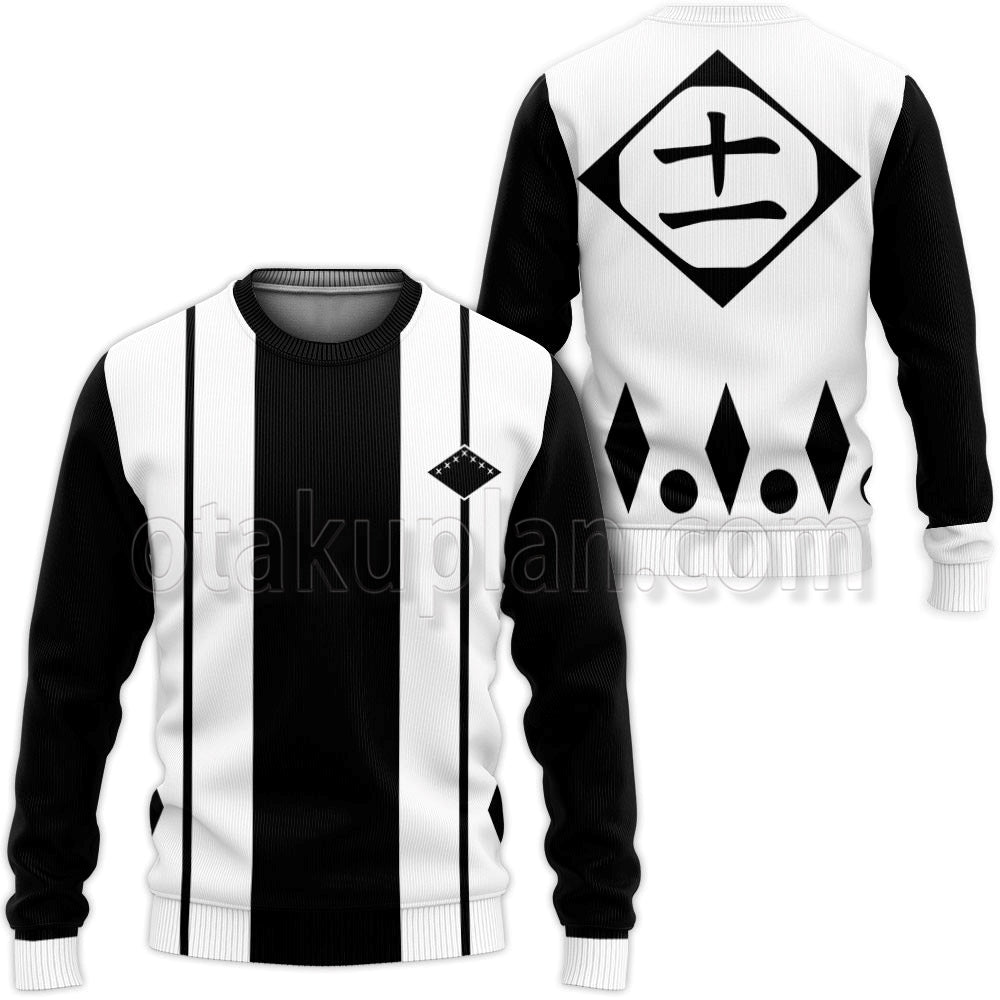 Eleventh Division Hoodie Shirts Gotei 13 Uniform Custom Clothes