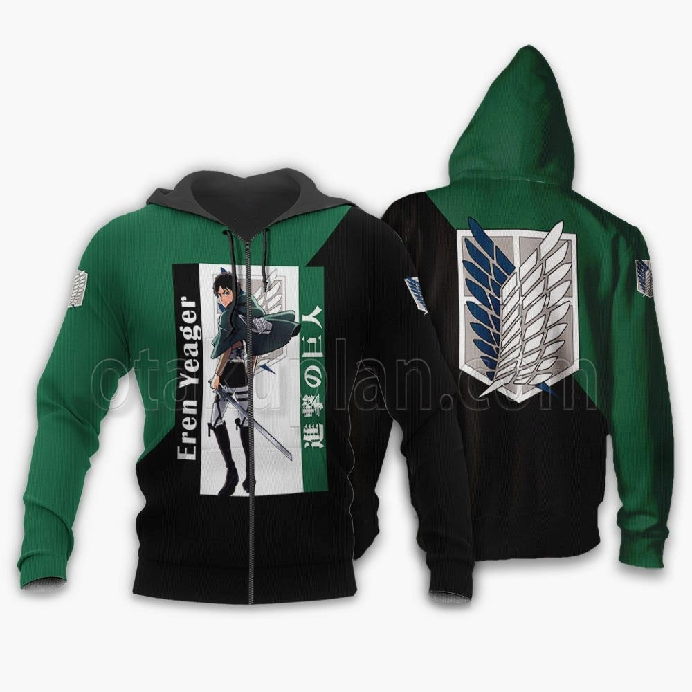 Eren Yeager Hoodie Custom