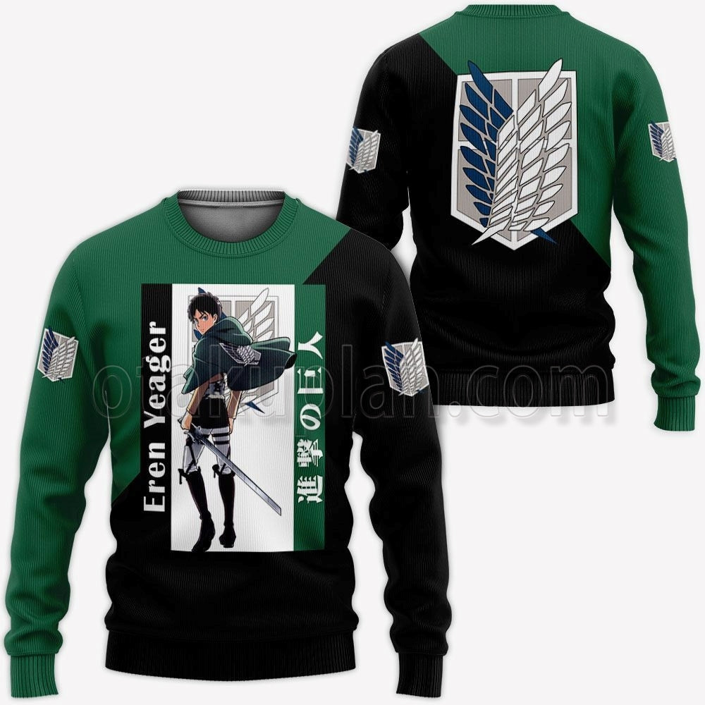 Eren Yeager Hoodie Custom