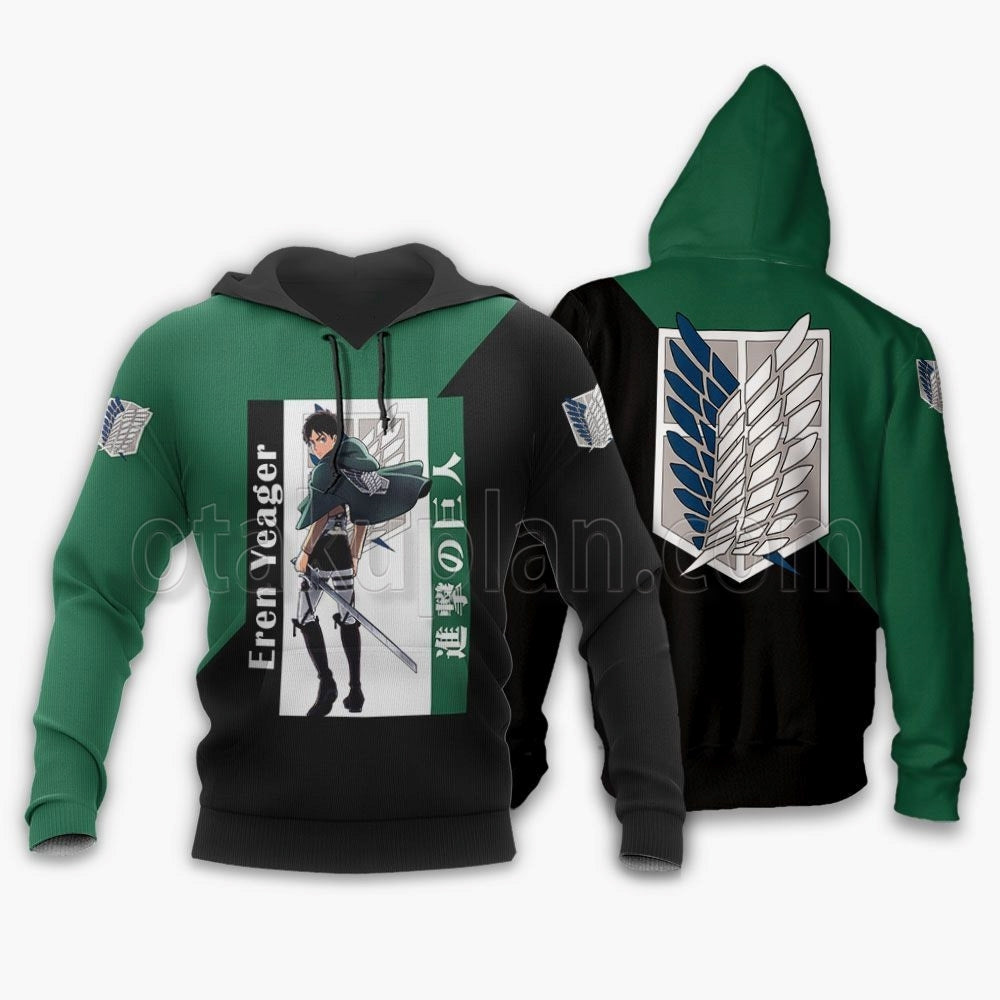 Eren Yeager Hoodie Custom
