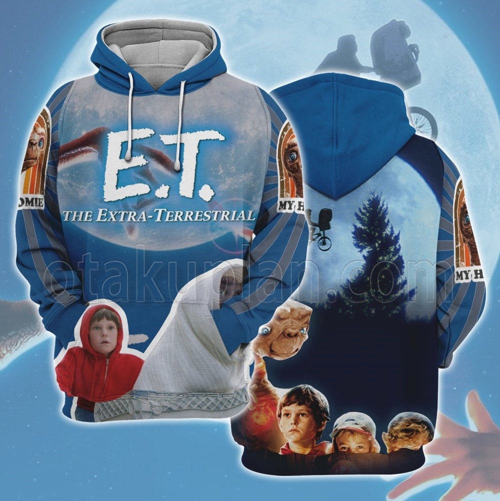 ET the Extra-Terrestrial 1982 Hoodie