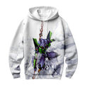 Eva-01 Unit-01 Wielding Spear Anime Apparel