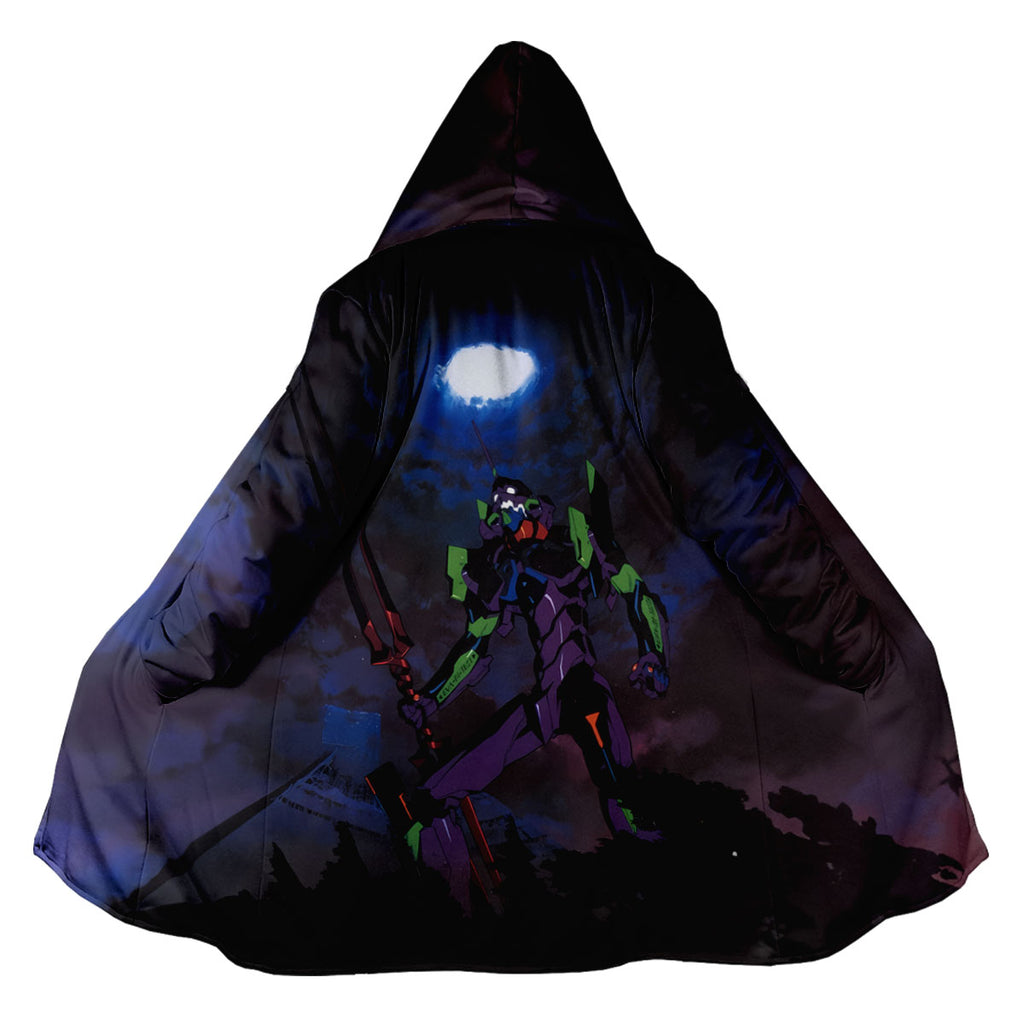 Eva-01 Wielding Long Lance Standing Anime Apparel