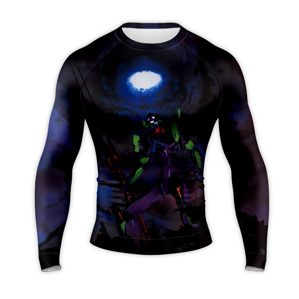 Eva-01 Wielding Long Lance Standing Anime Apparel