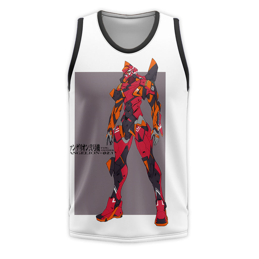 Eva02 Standing Art Illustration Anime Apparel