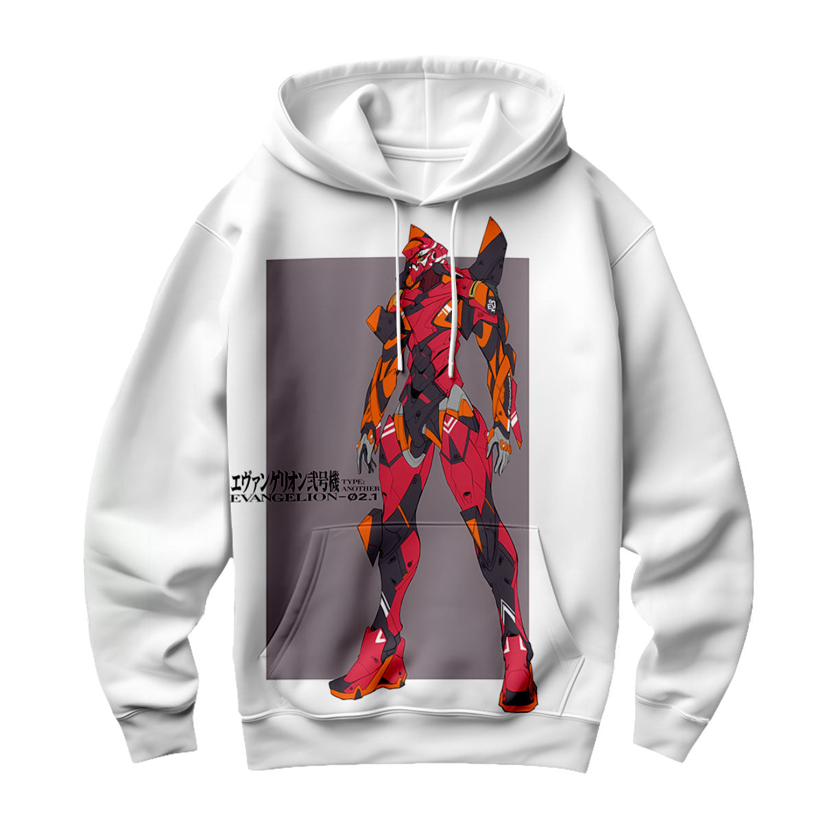 Eva02 Standing Art Illustration Anime Apparel