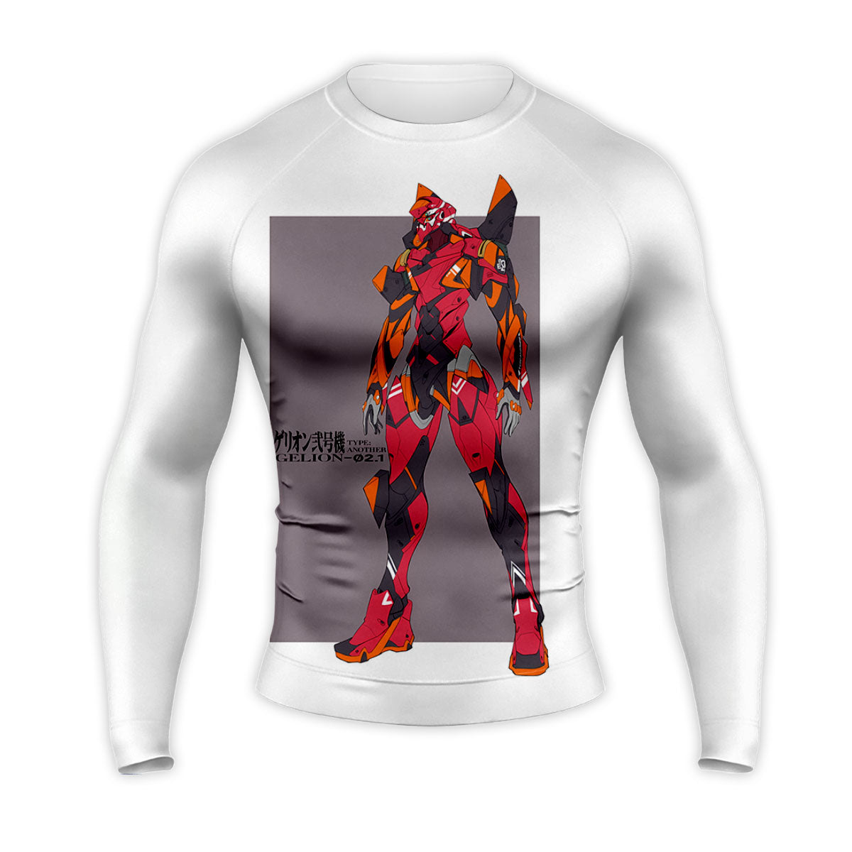 Eva02 Standing Art Illustration Anime Apparel