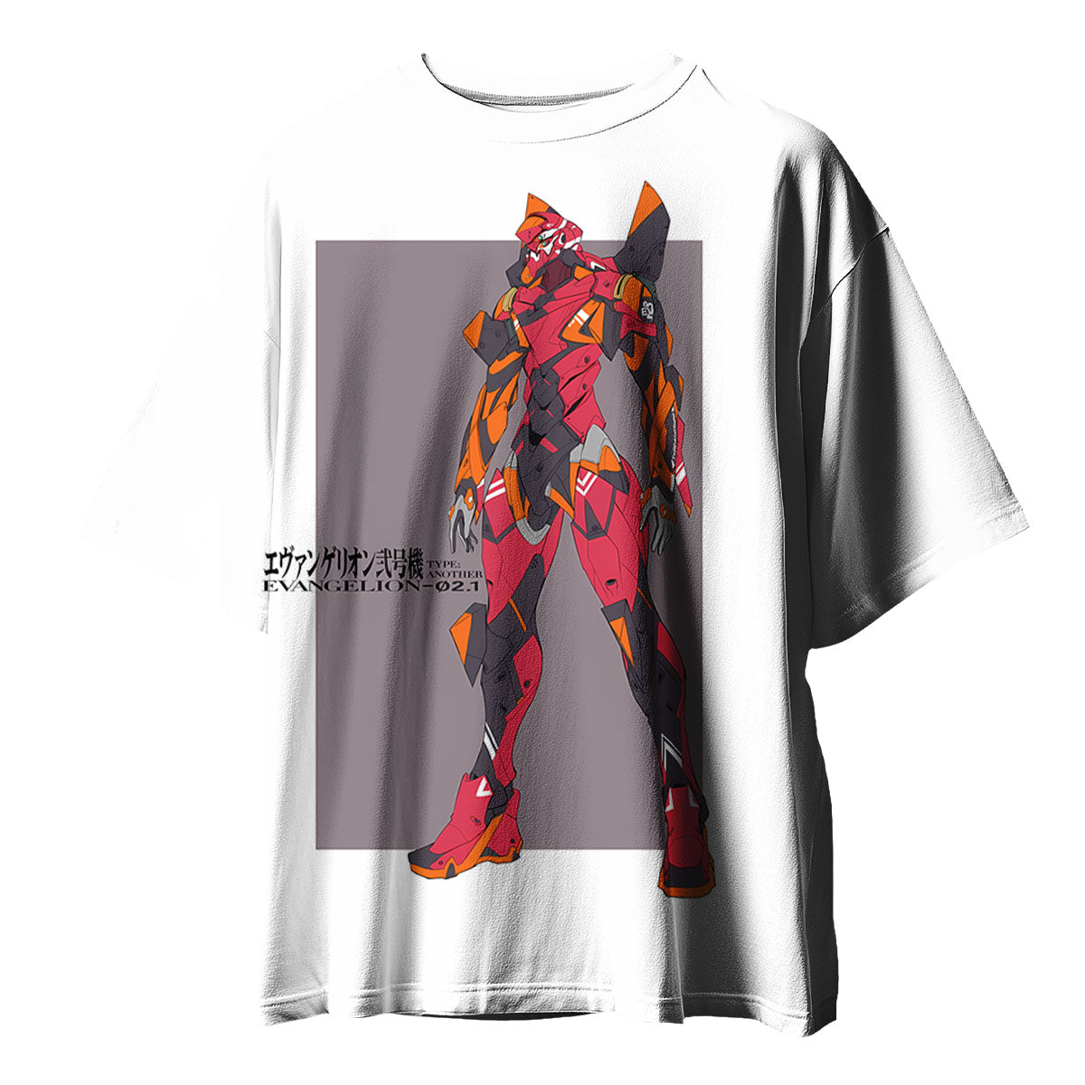 Eva02 Standing Art Illustration Anime Apparel