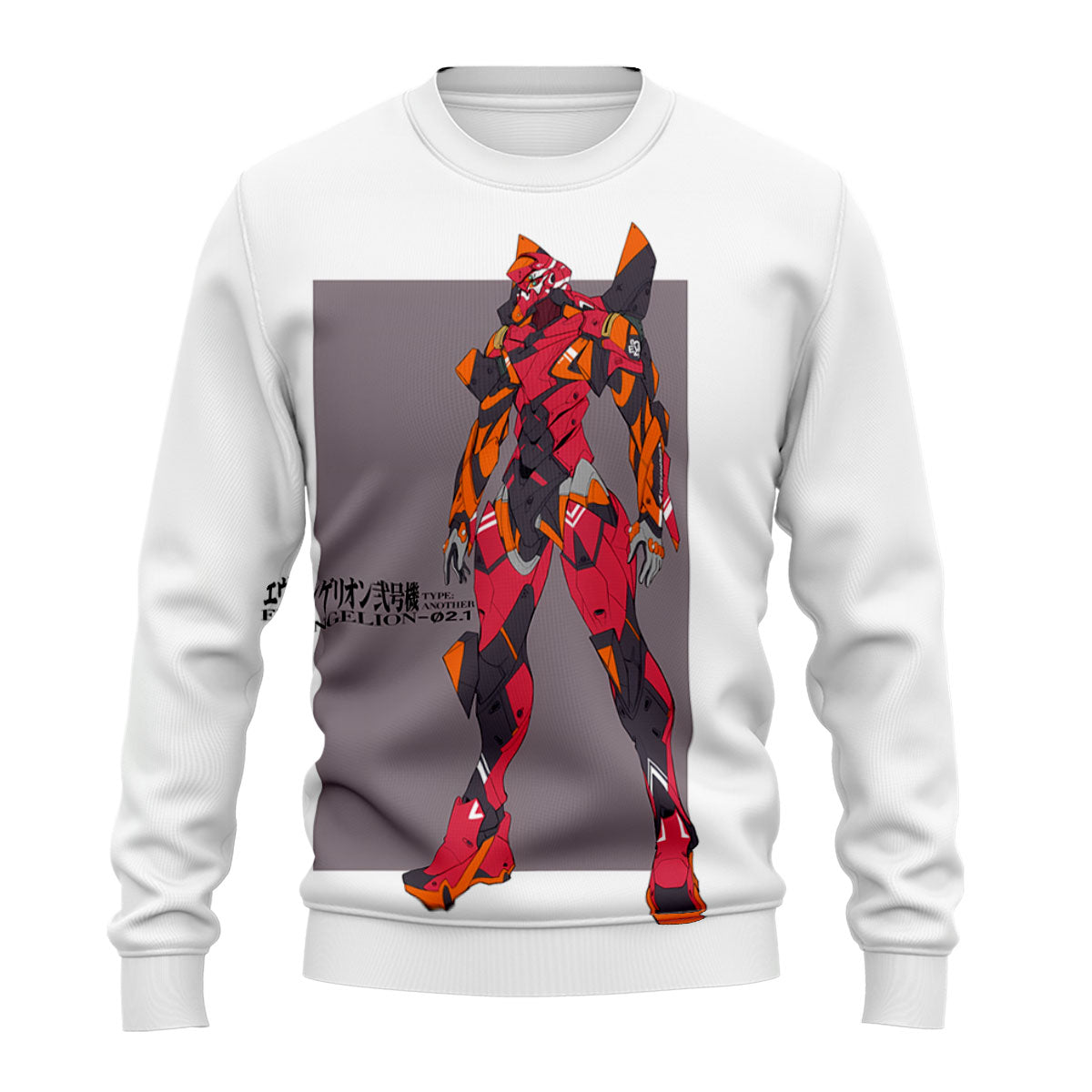 Eva02 Standing Art Illustration Anime Apparel