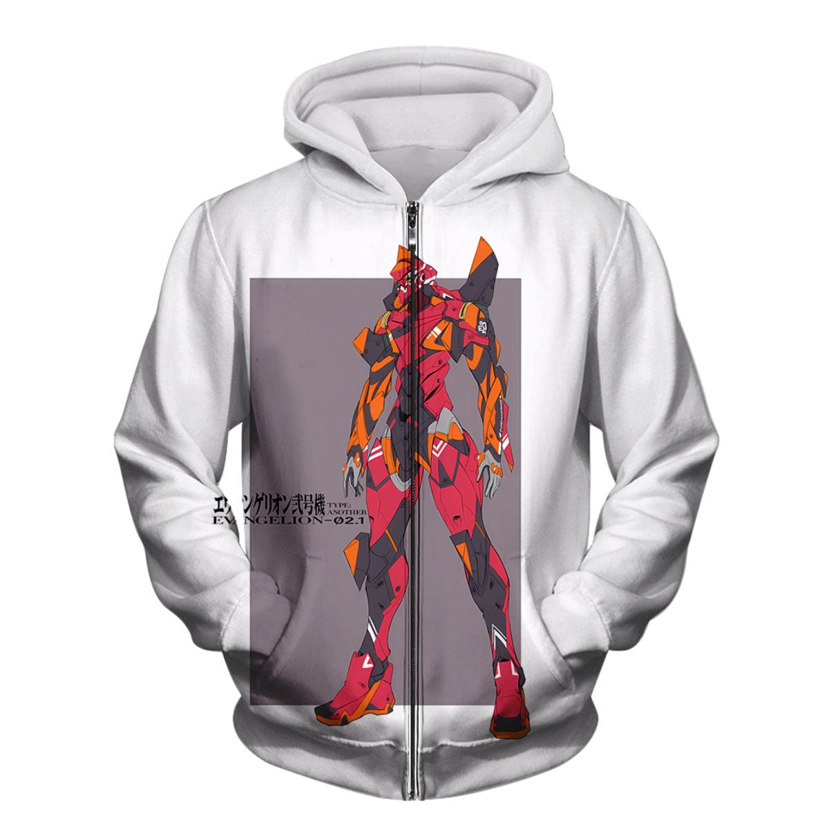 Eva02 Standing Art Illustration Anime Apparel