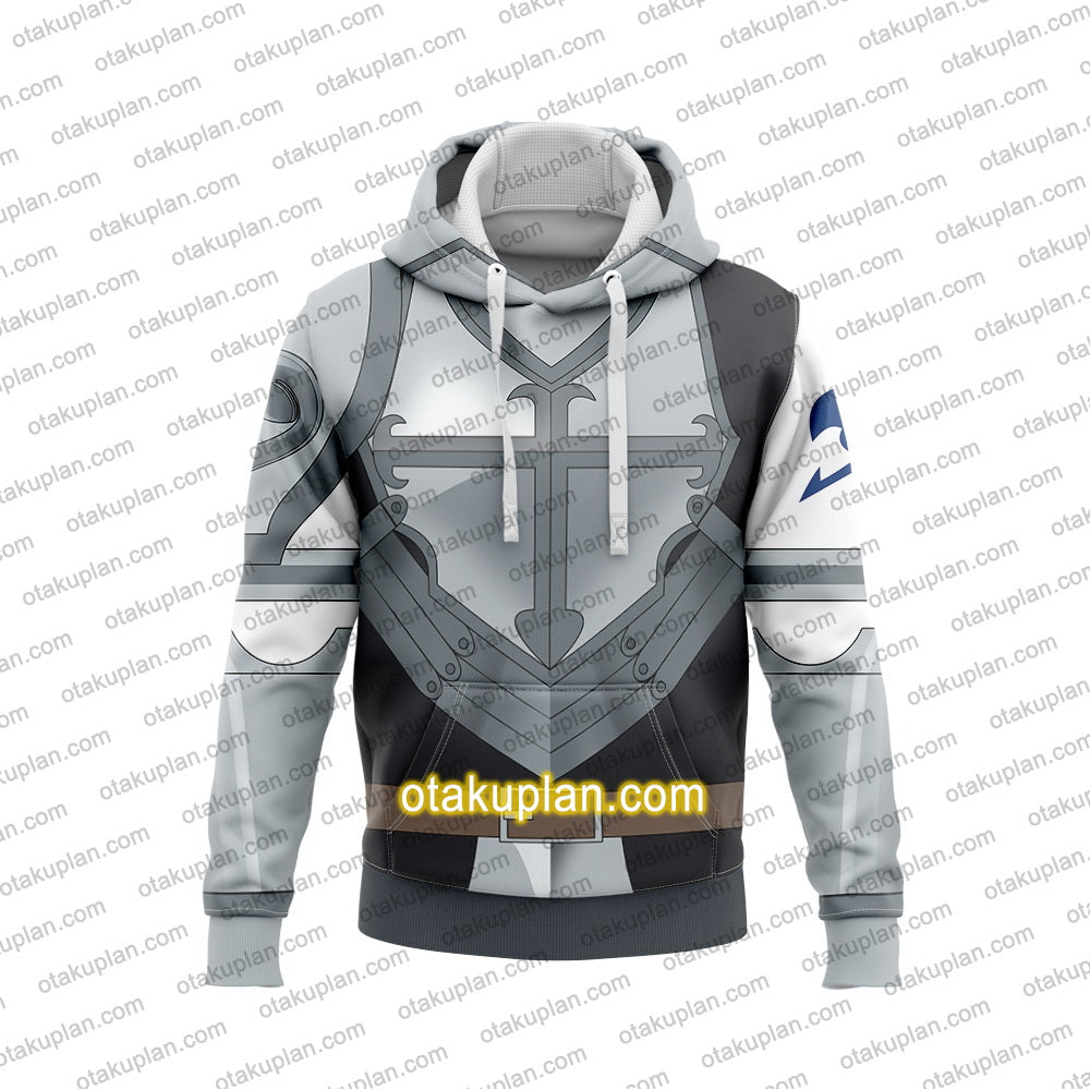 Anime Scarlet Erza Armor Cosplay Hoodie