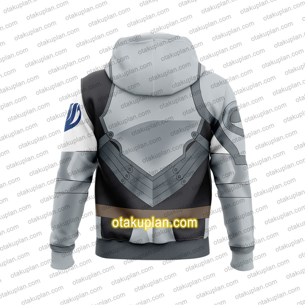 Anime Scarlet Erza Armor Cosplay Hoodie