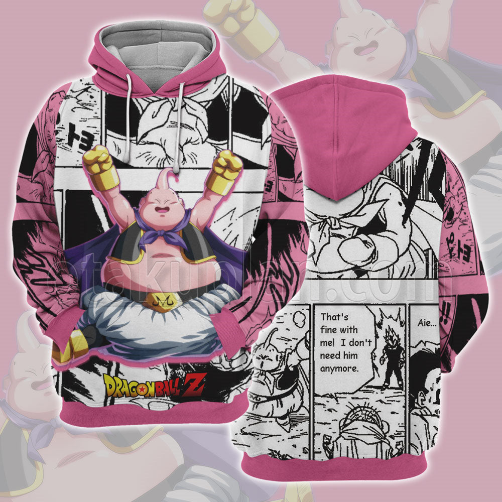 Fat Majin Buu Dragon Ball Hoodie