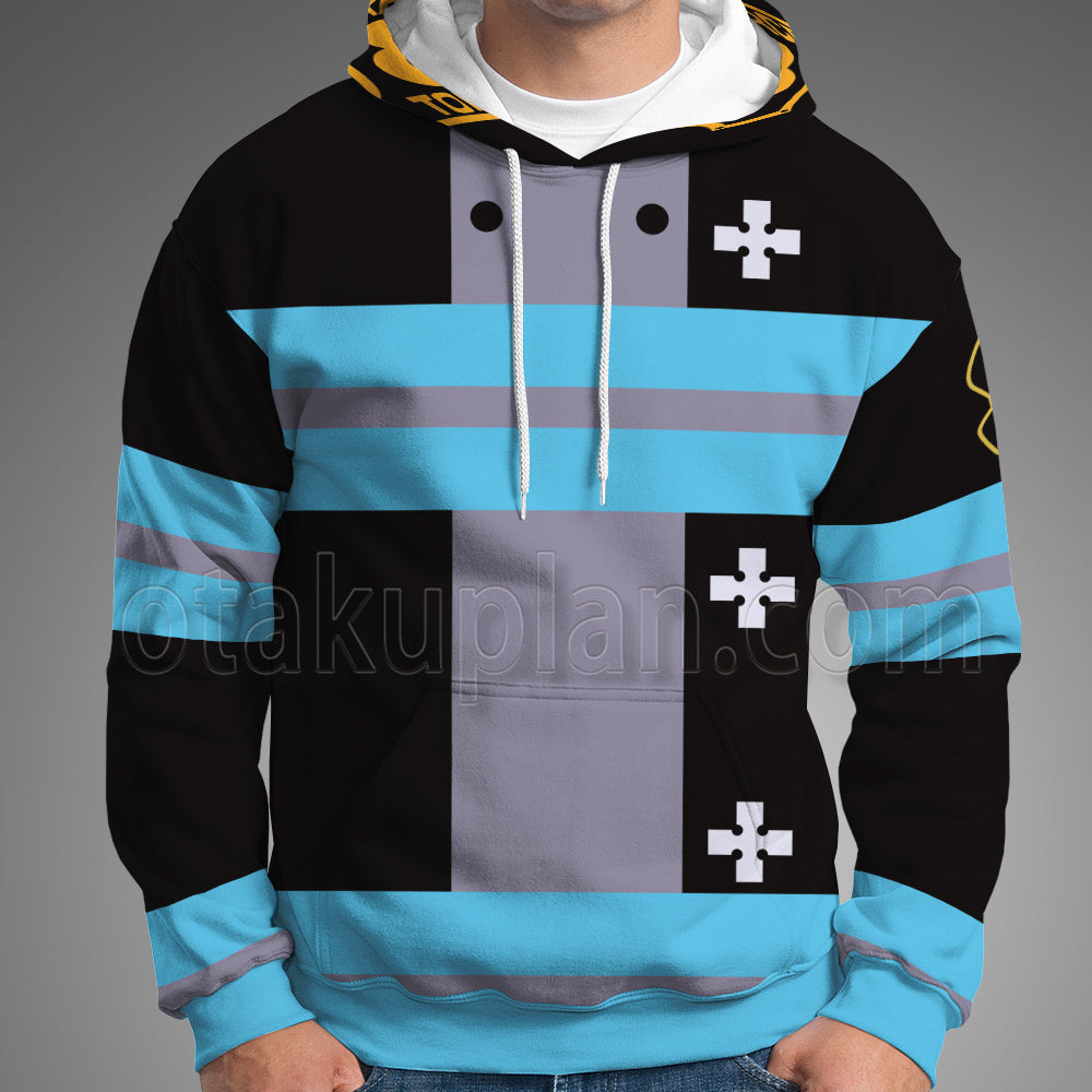 Anime Enen No Shouboutai Shinra Kusakabe Battle Cosplay Hoodie