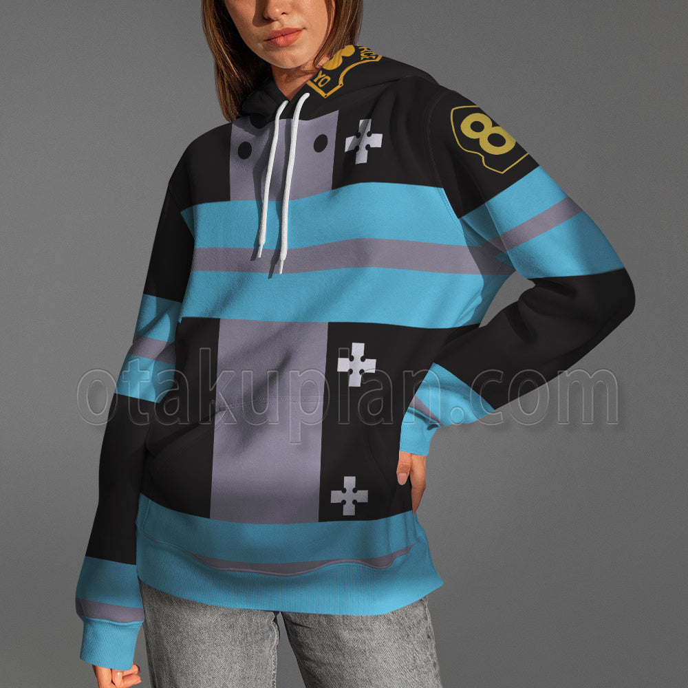 Anime Enen No Shouboutai Shinra Kusakabe Battle Cosplay Hoodie