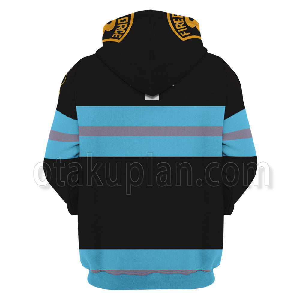 Anime Enen No Shouboutai Shinra Kusakabe Battle Cosplay Hoodie